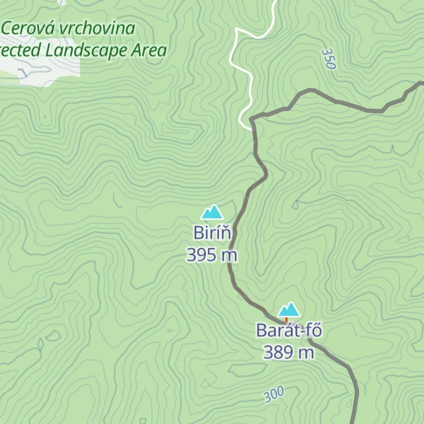 Map of Biríň