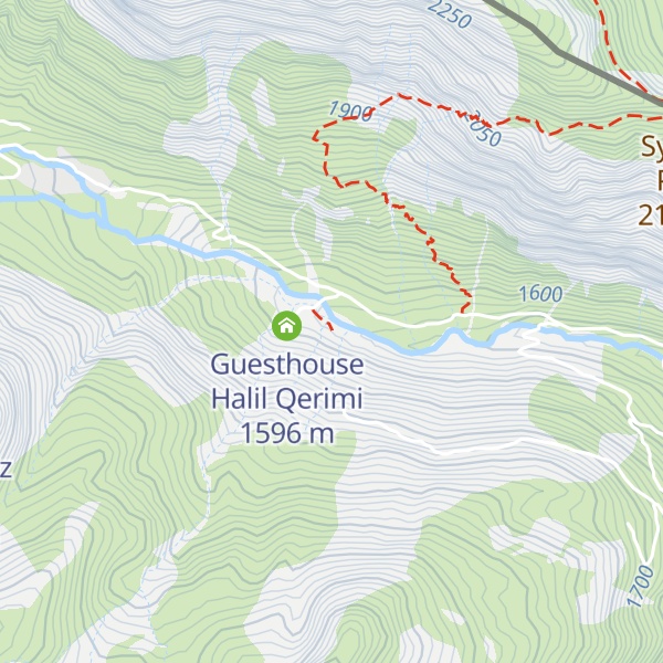 Map of Guesthouse Halil Qerimi