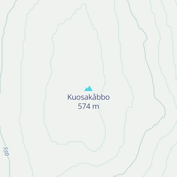 Map of Kuosakåbbo