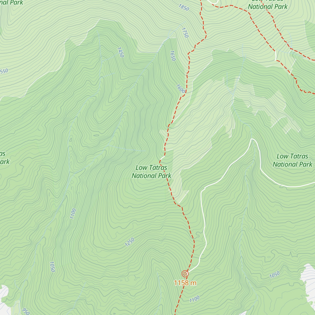 Chata pod Kráľovou Hoľou map