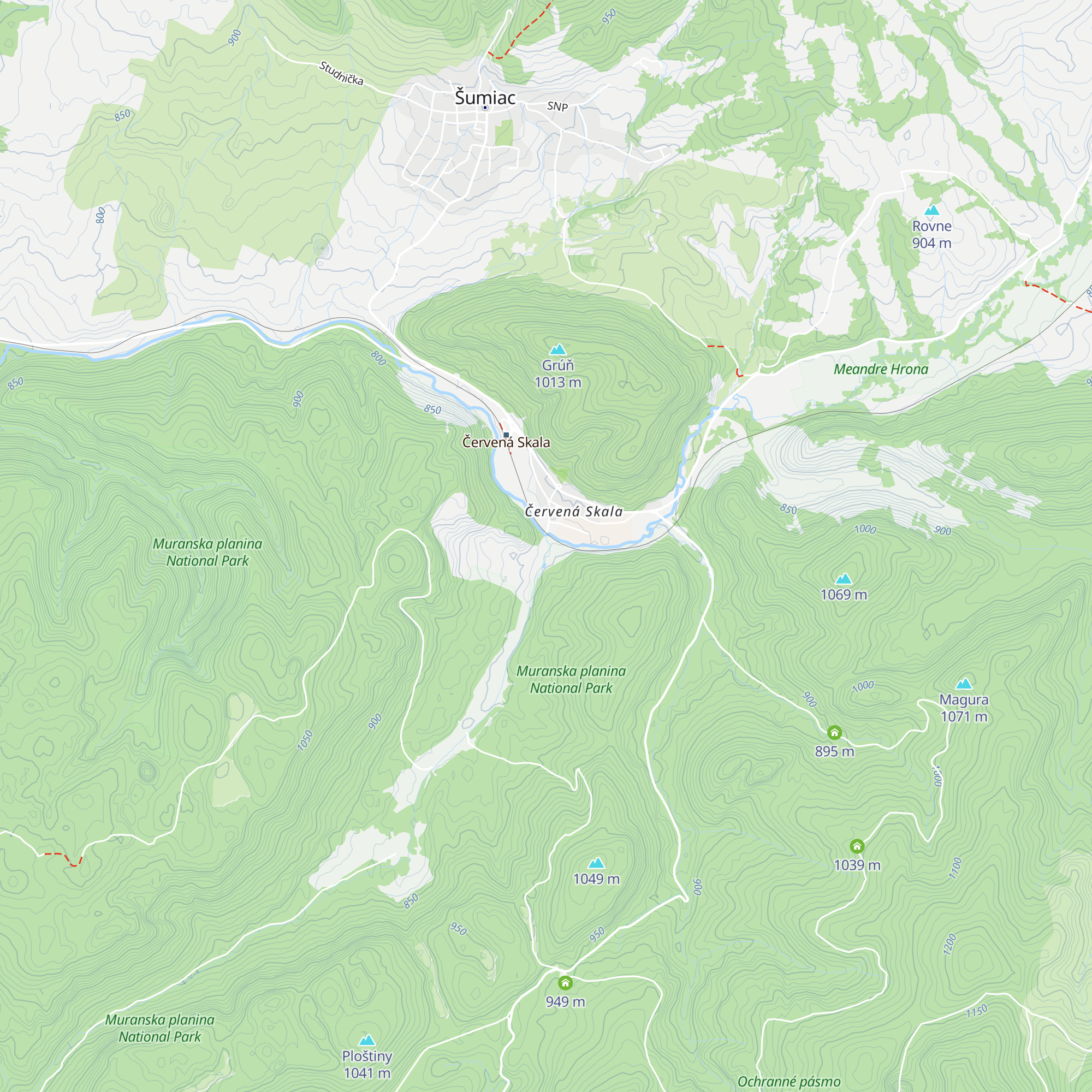 kamenivo TranStav map