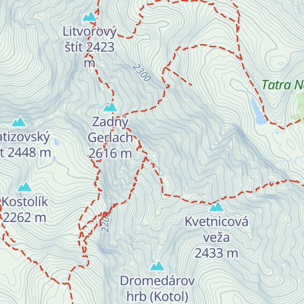 Map of Gerlachovská veža
