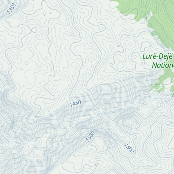 Map of Mal Kullgjatë