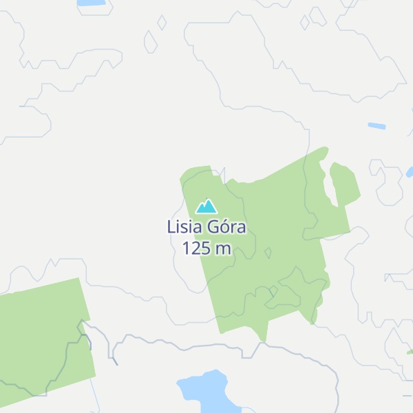 Map of Lisia Góra