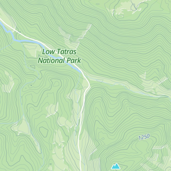 Map of Veľký Brunov