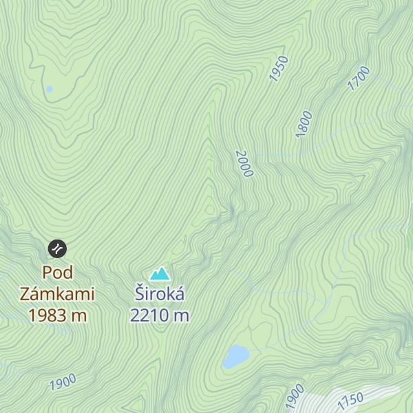 Map of Svišťovky