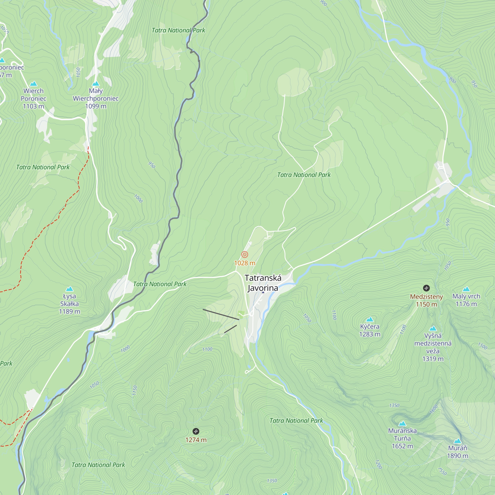 President Hotel Montfort Tatry map