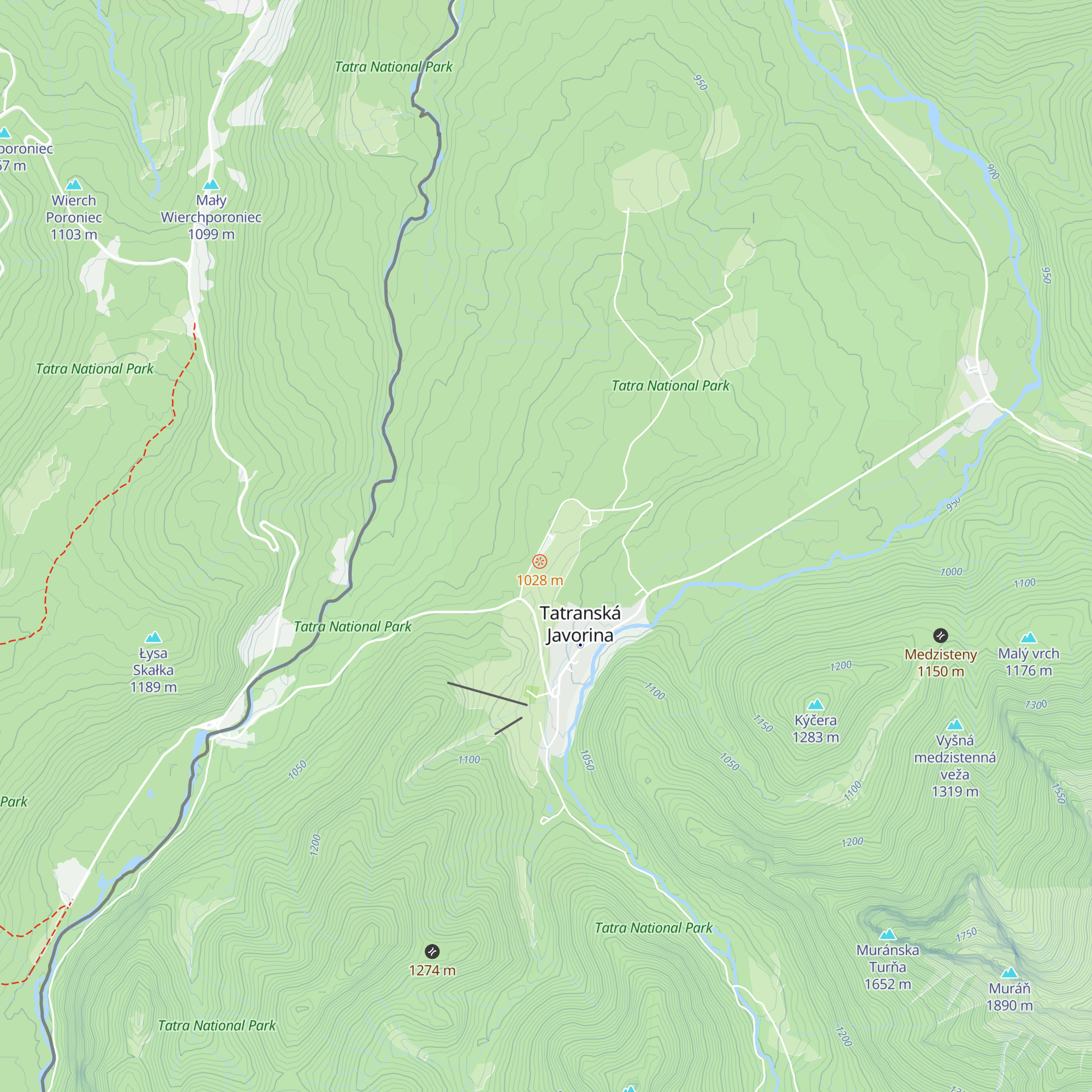 President Hotel Montfort Tatry map