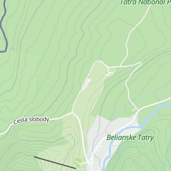 Map of President Hotel Montfort Tatry
