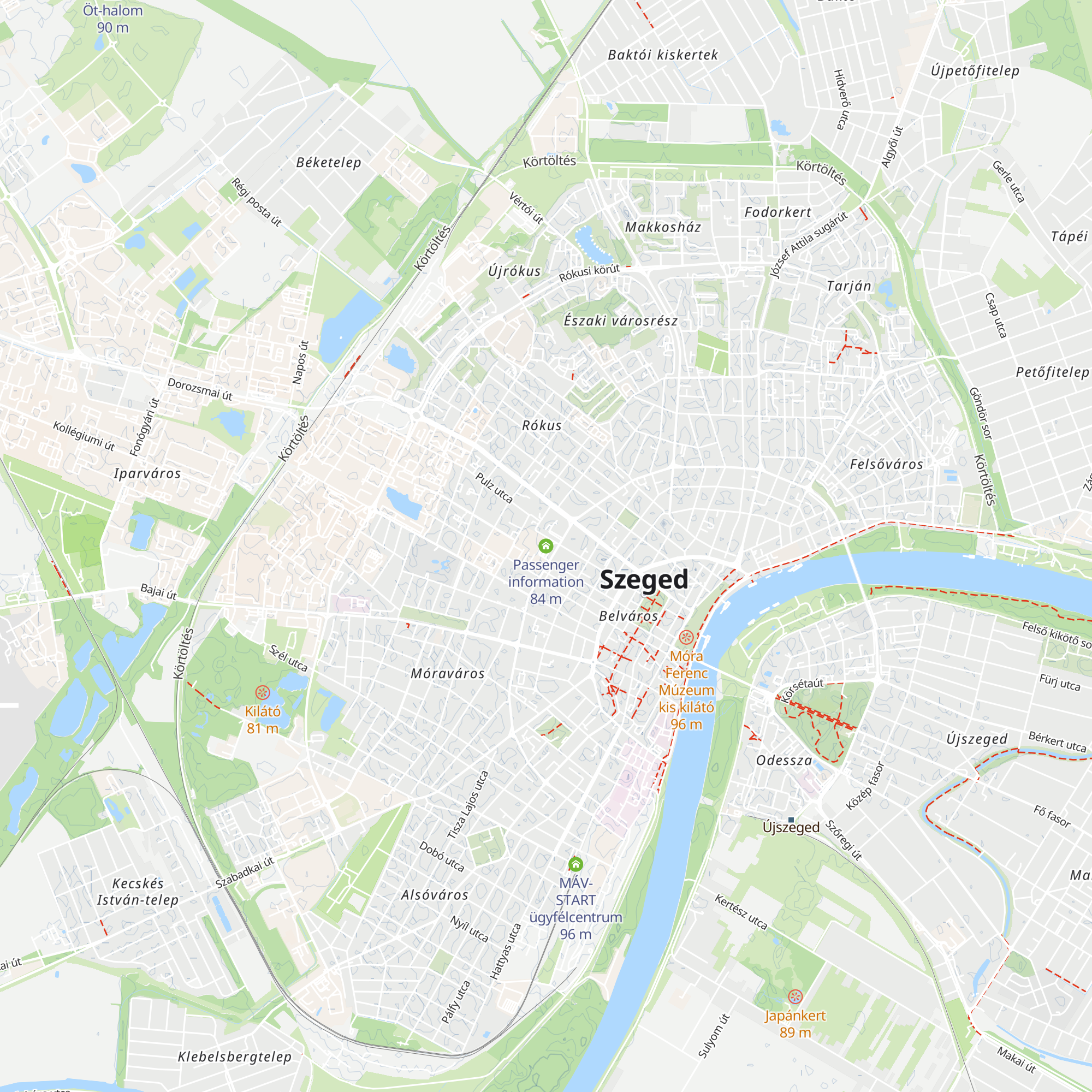 Passenger information map