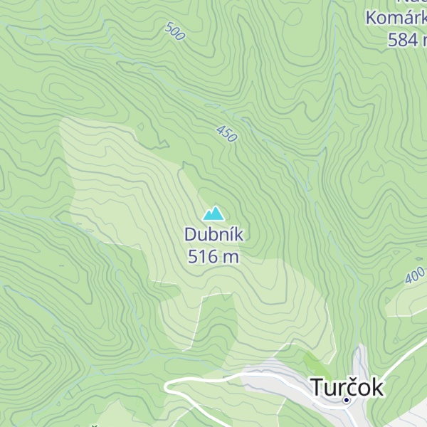 Map of Dubník