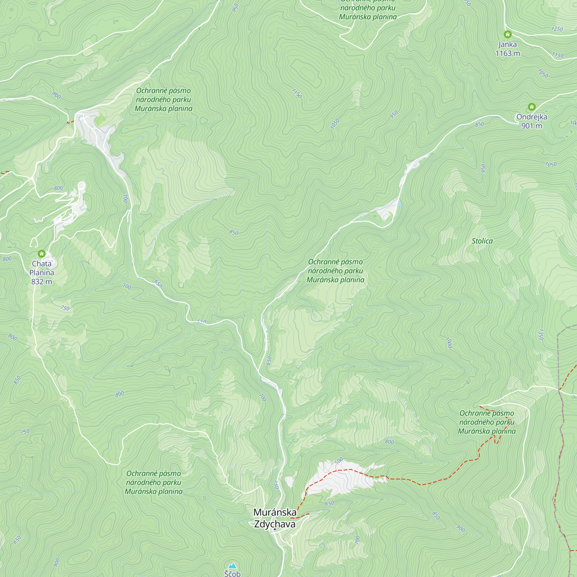 Májka map