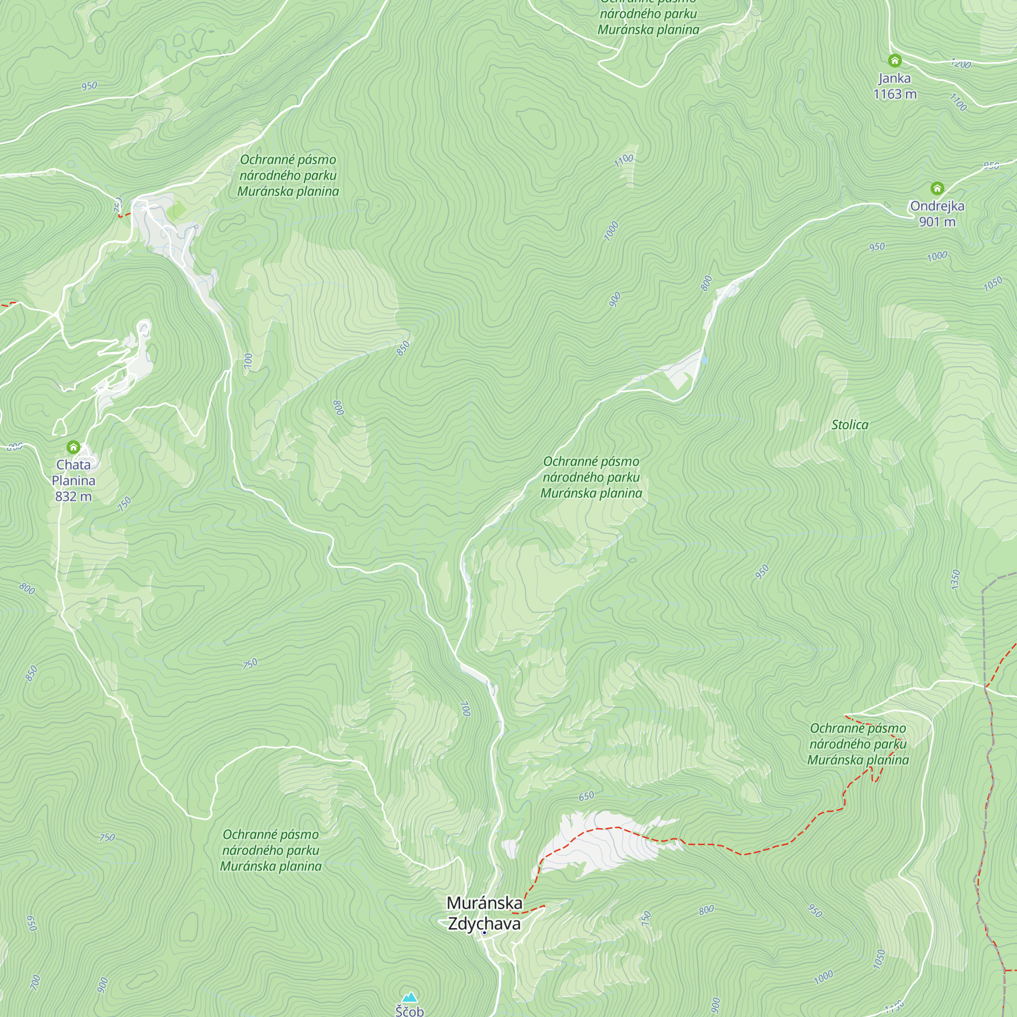 Májka map