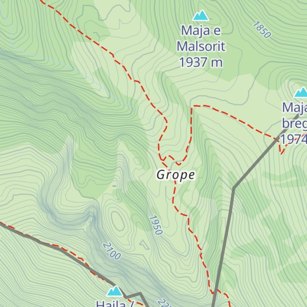 Map of Planinarski dom Grope