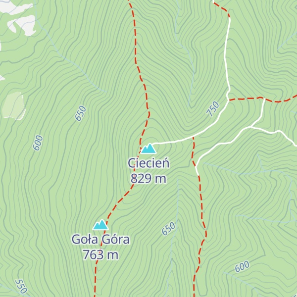 Map of Ciecień
