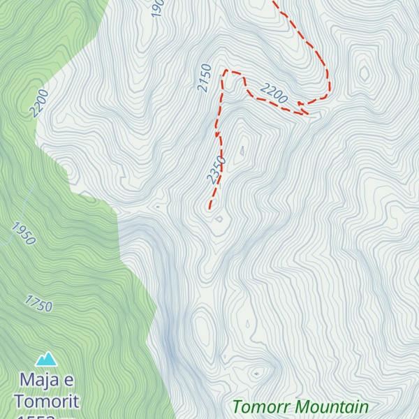 Map of Maja e Partizanit