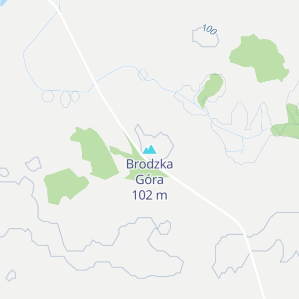 Map of Brodzka Góra