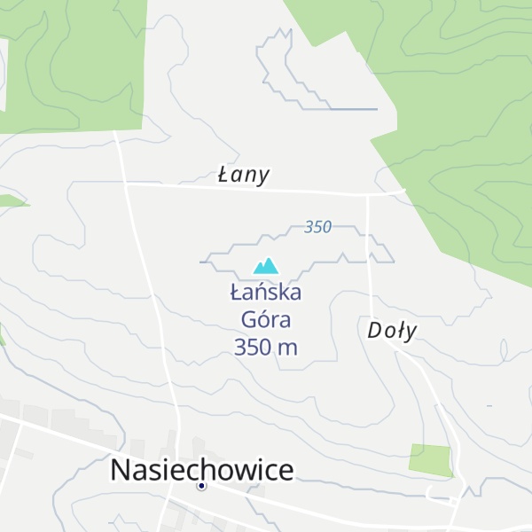 Map of Łańska Góra