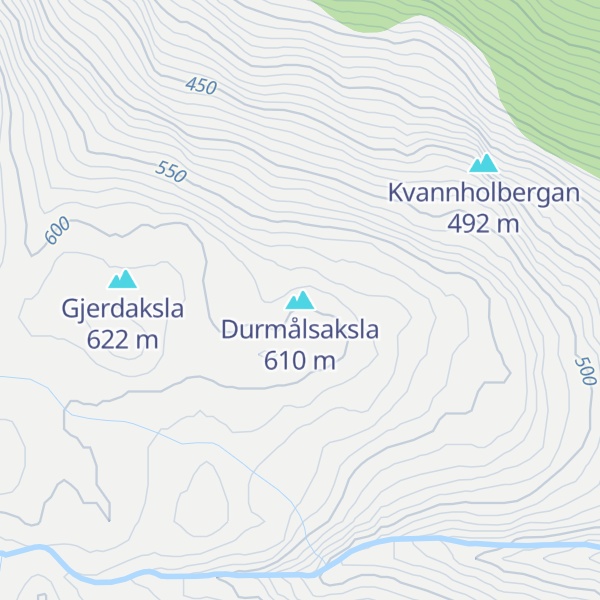 Map of Durmålsaksla