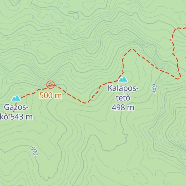 Map of Átrád-tető