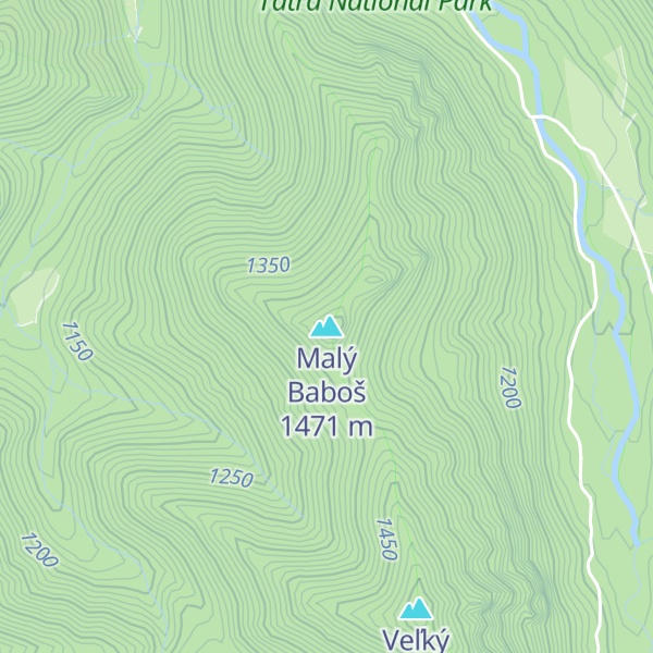 Map of Malý Baboš