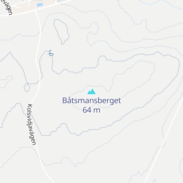 Map of Båtsmansberget