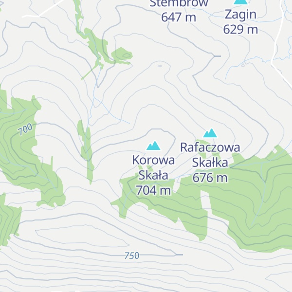 Map of Kiźlinkowa Skałka