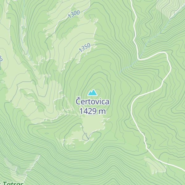 Map of Čertovica