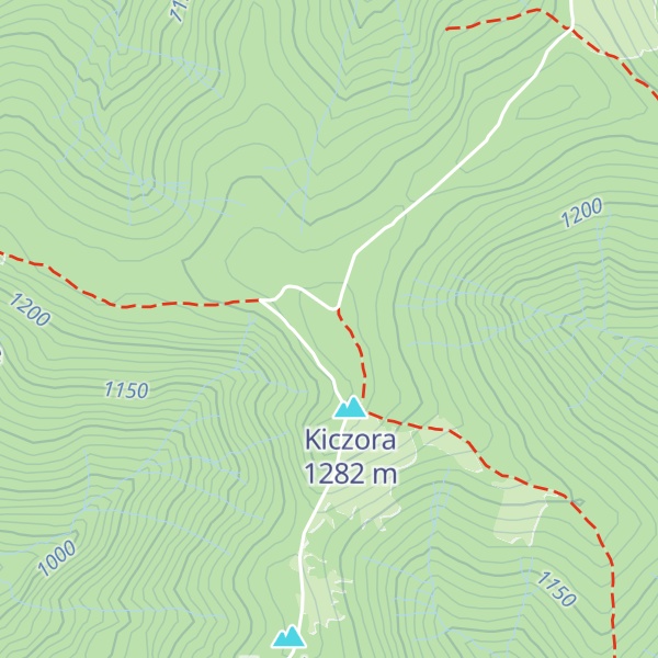 Map of Trzy Kopce