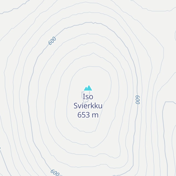 Map of Iso Svierkku