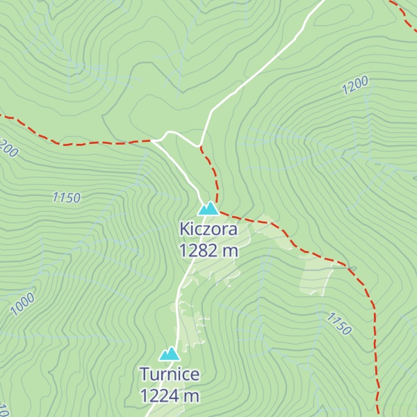 Map of Kiczora