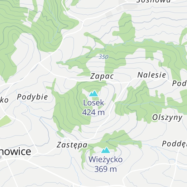 Map of Losek