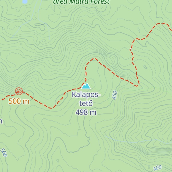 Map of Kalapos-tető