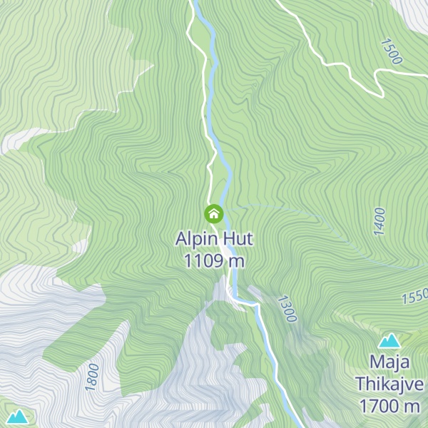 Map of Alpin Hut