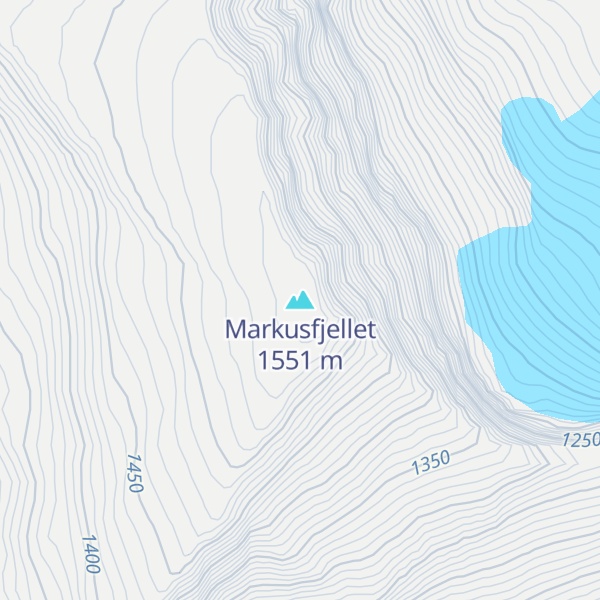 Map of Markusfjellet