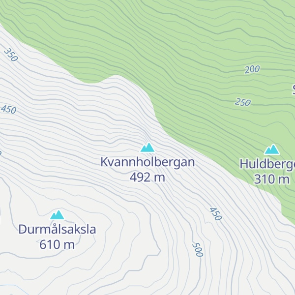 Map of Kvannholbergan