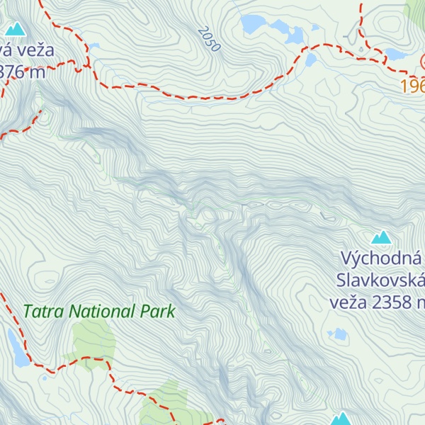 Map of Rohatá veža