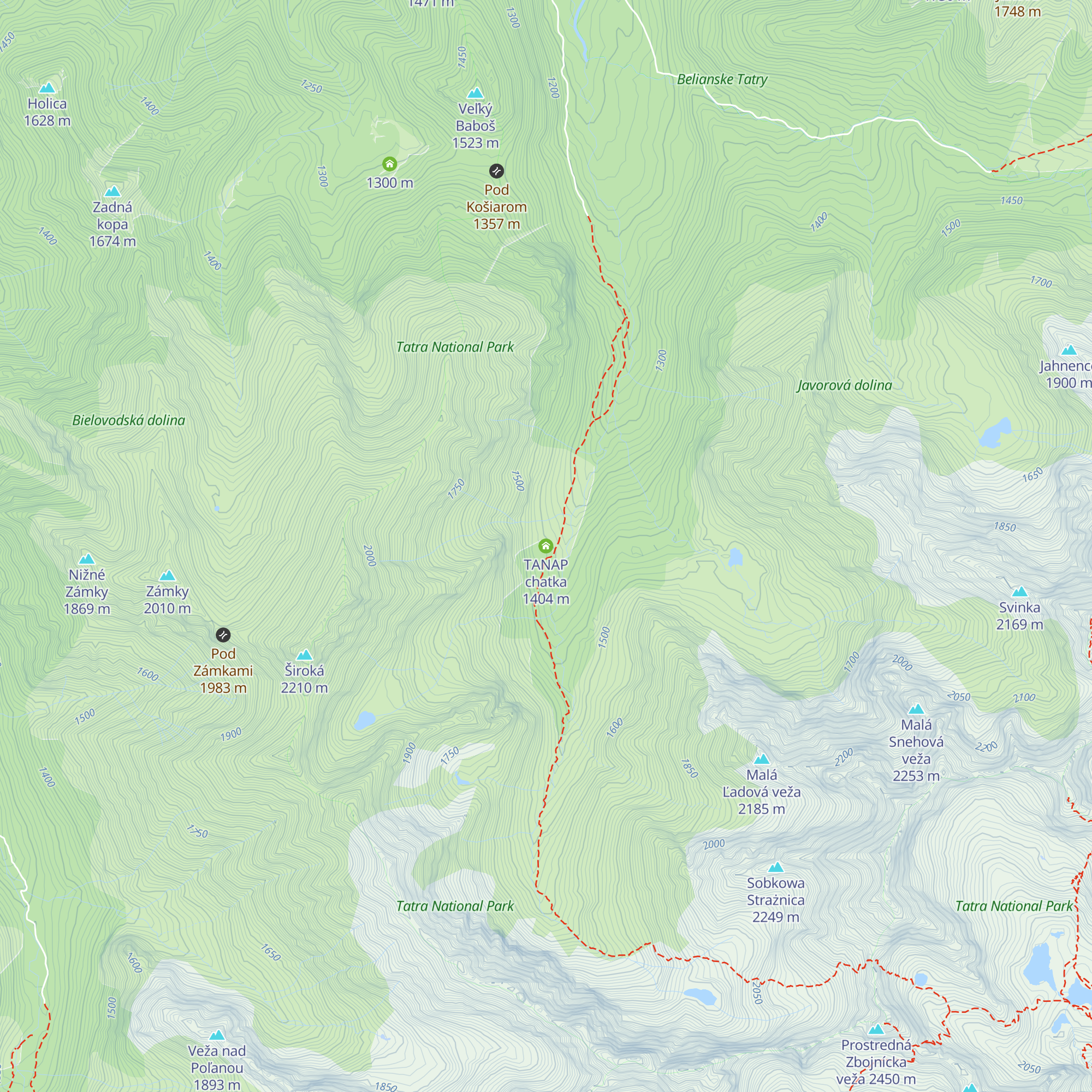 TANAP chatka map