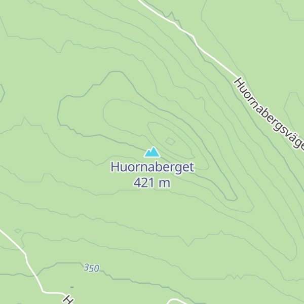 Map of Huornaberget
