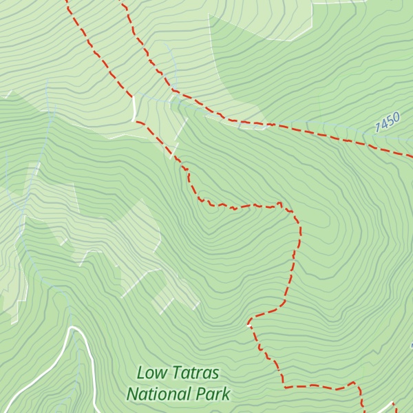 Map of Kráľova skala