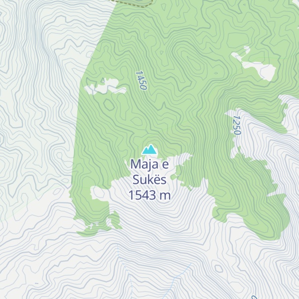 Map of Maja e Sukës