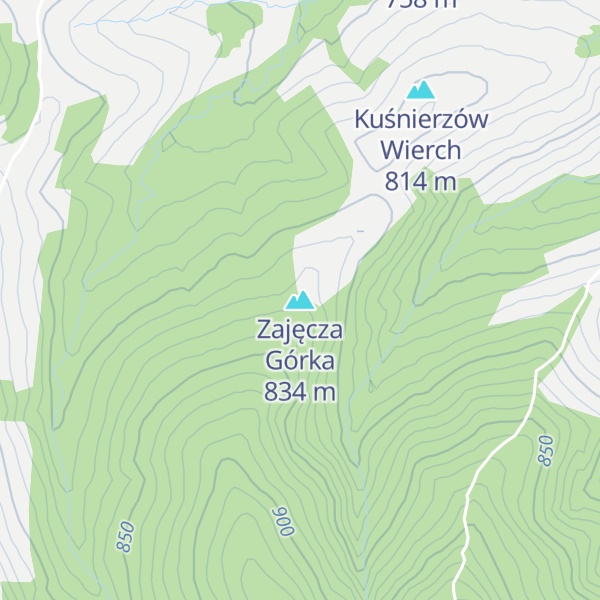 Map of Zajęcza Górka
