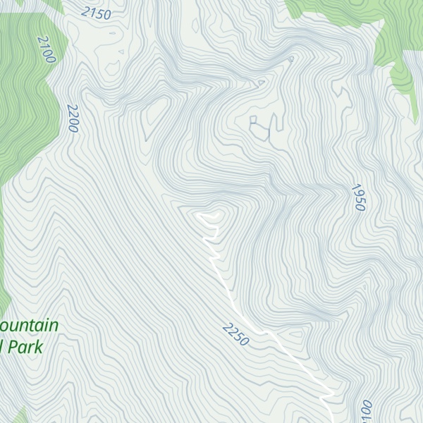 Map of Mount Tomorr