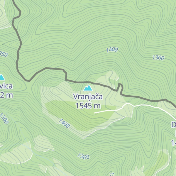 Map of Vranjača