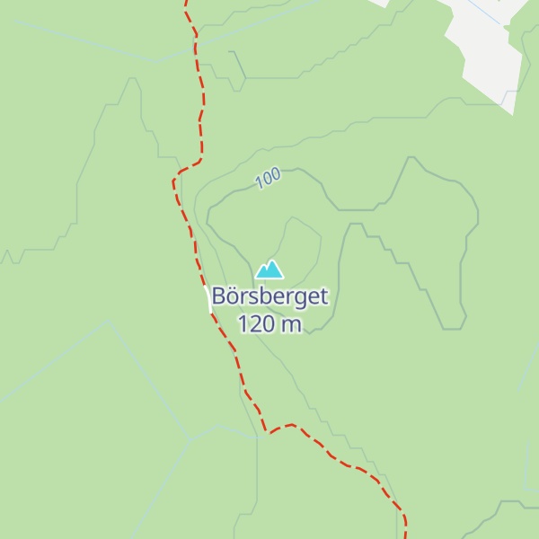 Map of Börsberget