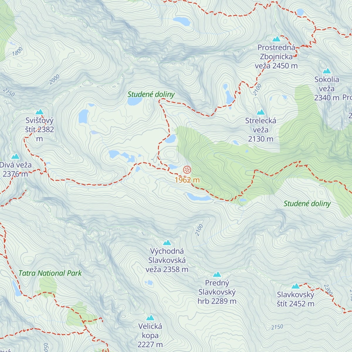 Zbojnícka chata map