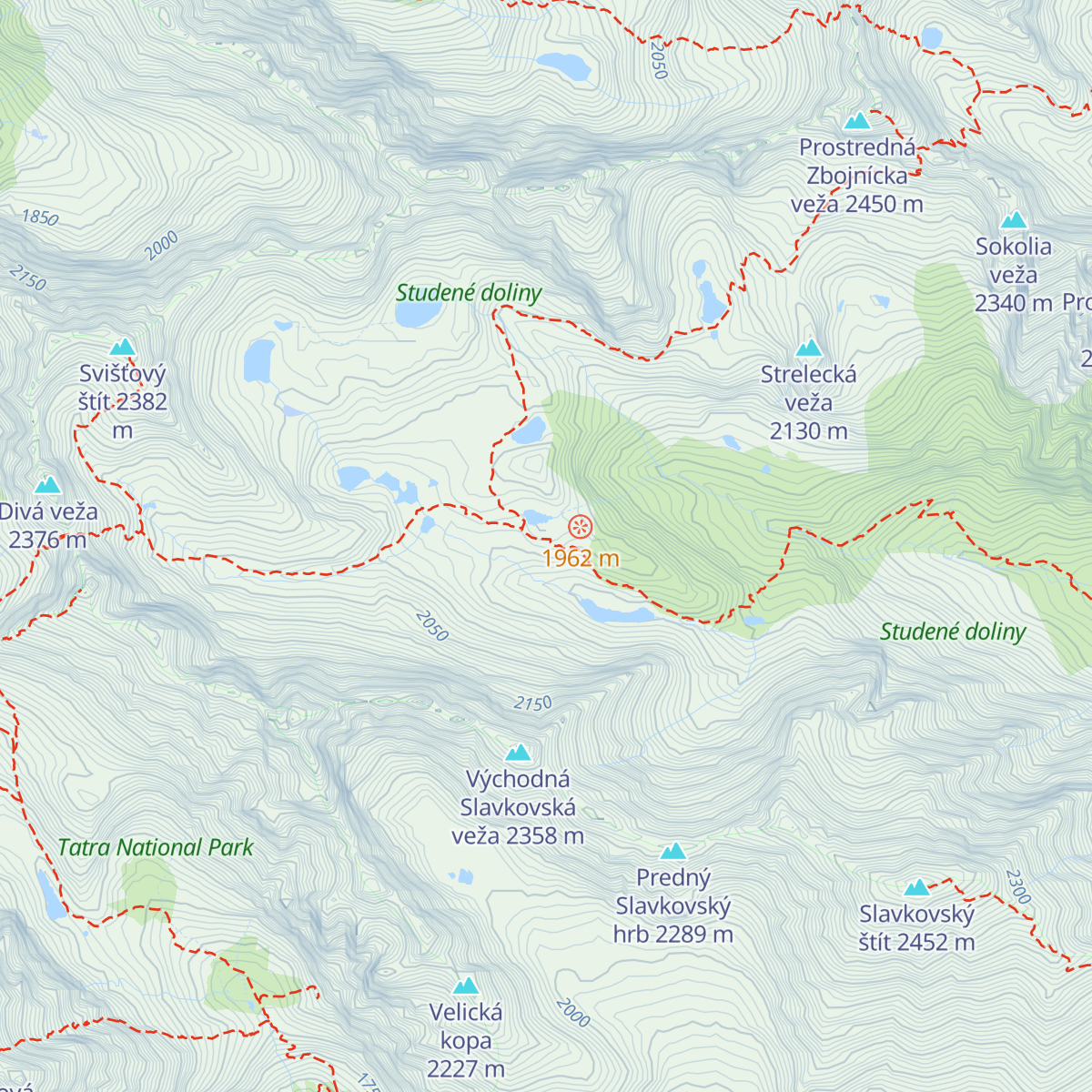 Zbojnícka chata map