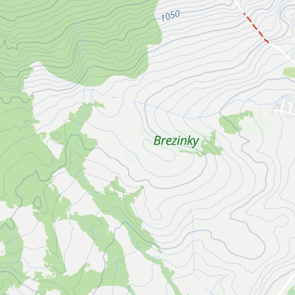 Map of Brezinky