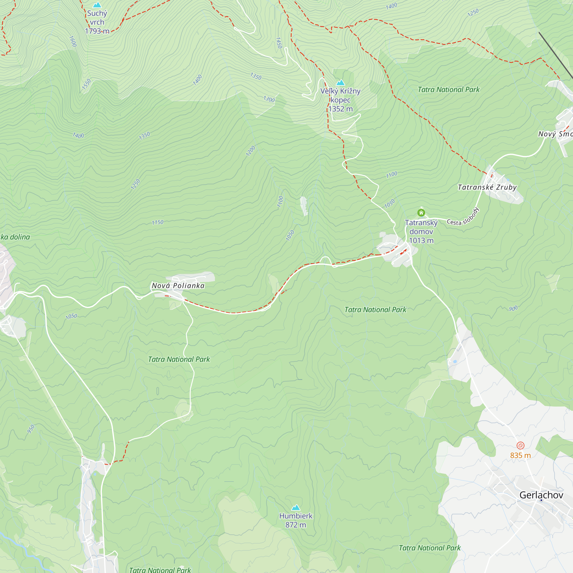 Villa Danielov dom map