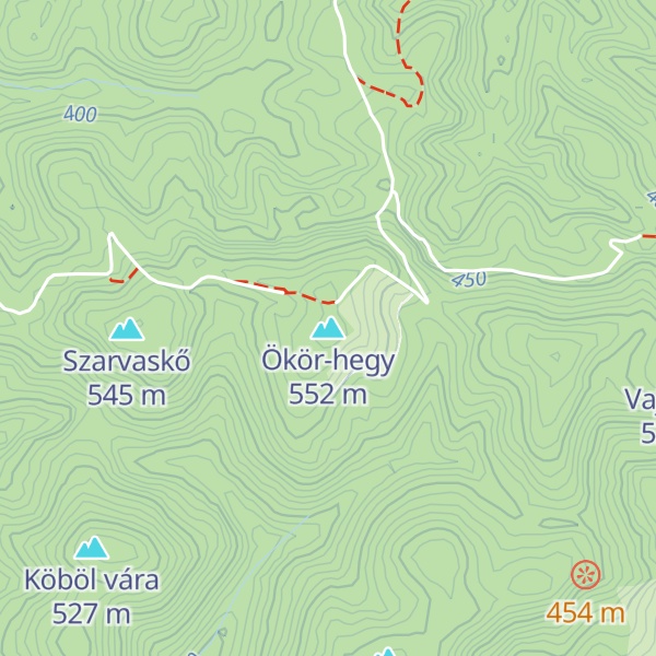 Map of Ökör-hegy